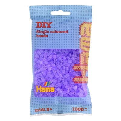 Hama -Eisenperlen 1000 Lila transparent