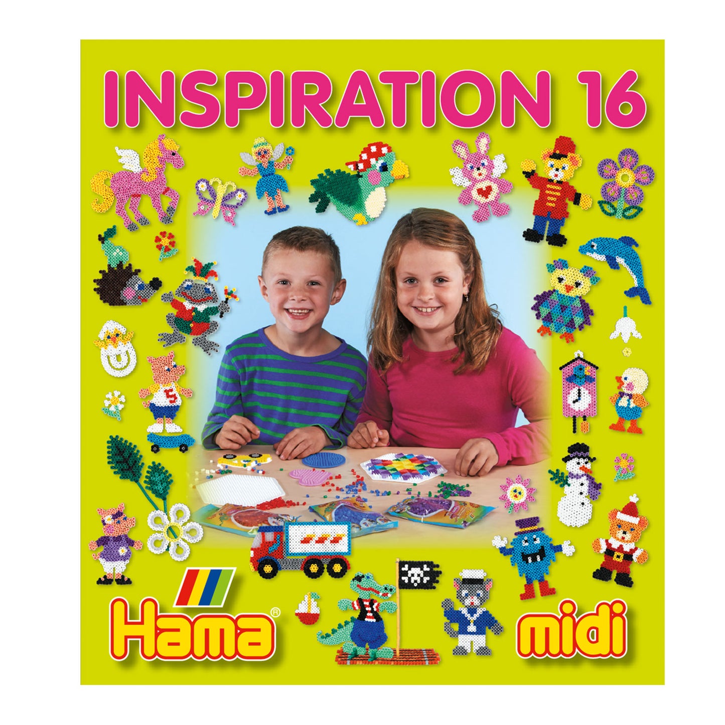Hama String Perlen Inspiration Broschüre, Nr. 16
