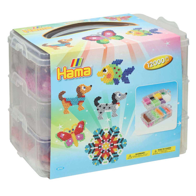 Hama -Bügelnperle in Sorting Bin, 12.000..