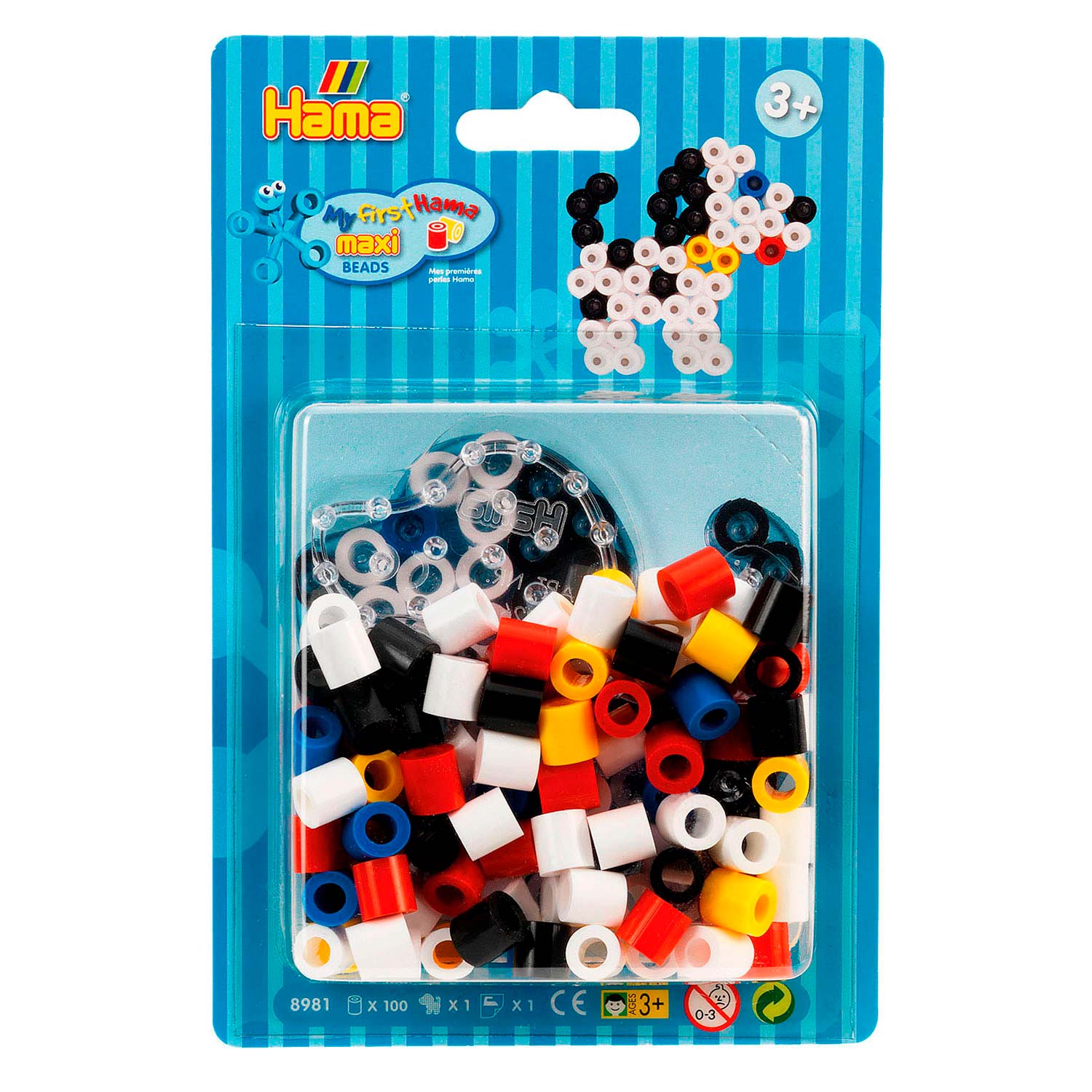 Hama String Perle Set Maxi Dog, 100..