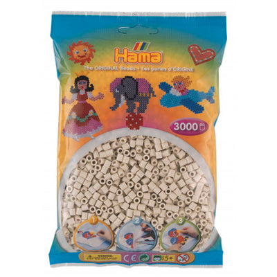 Hama String Perlen Cloudy White (201-77), 3000st.
