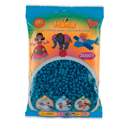 Hama Iron Perlen Benzin Blauw (201-83), 3000st.