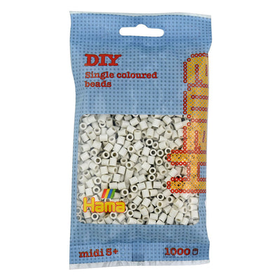 Hama String Perlen Wolky White (77), 1000st.