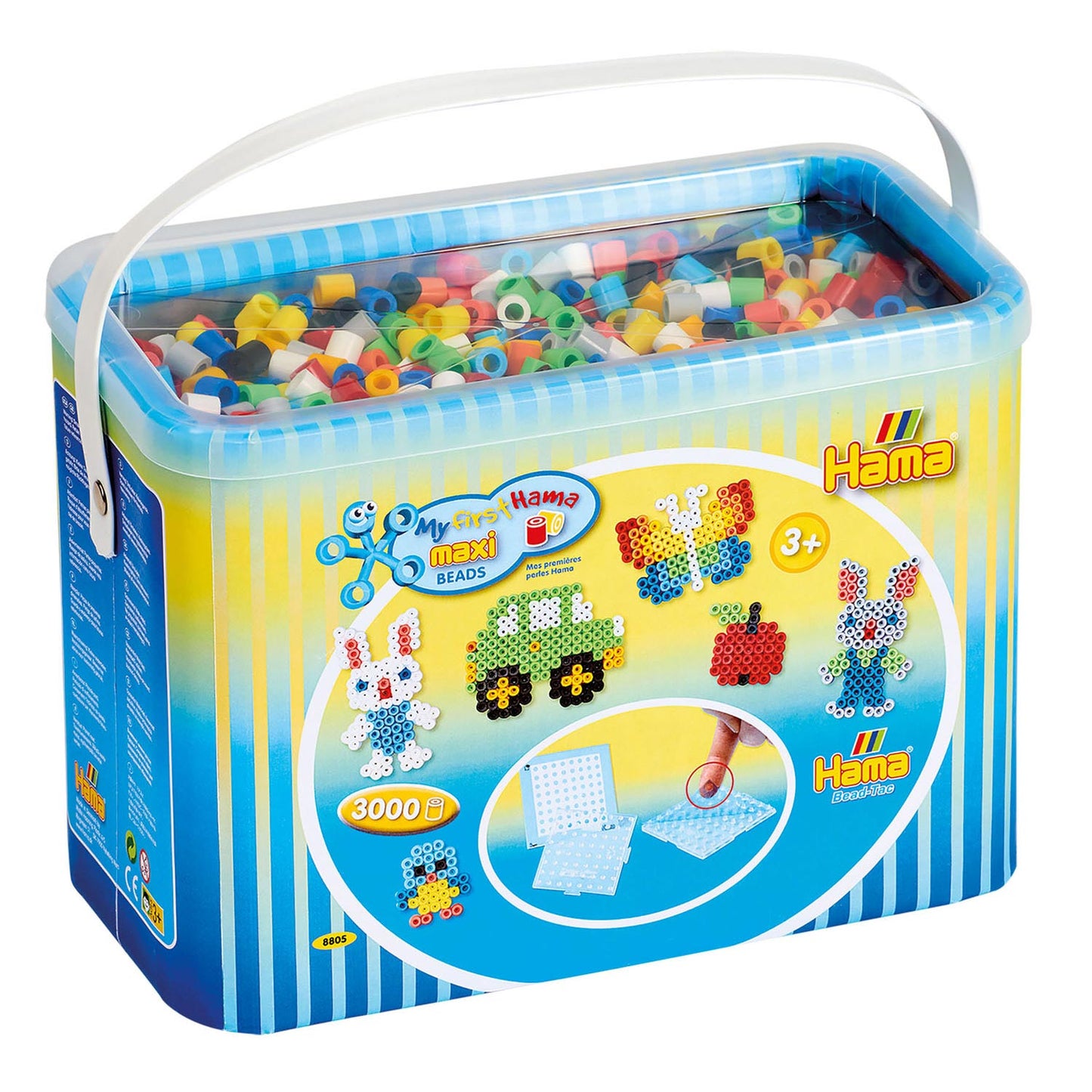 Hama Bead-Tac Bügelset, 3000st.