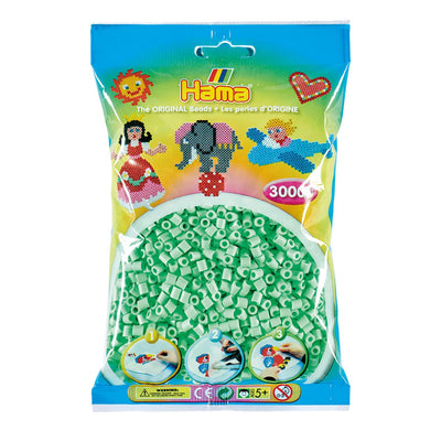 Hama String Perlen Pastell Mint (98), 3000st.