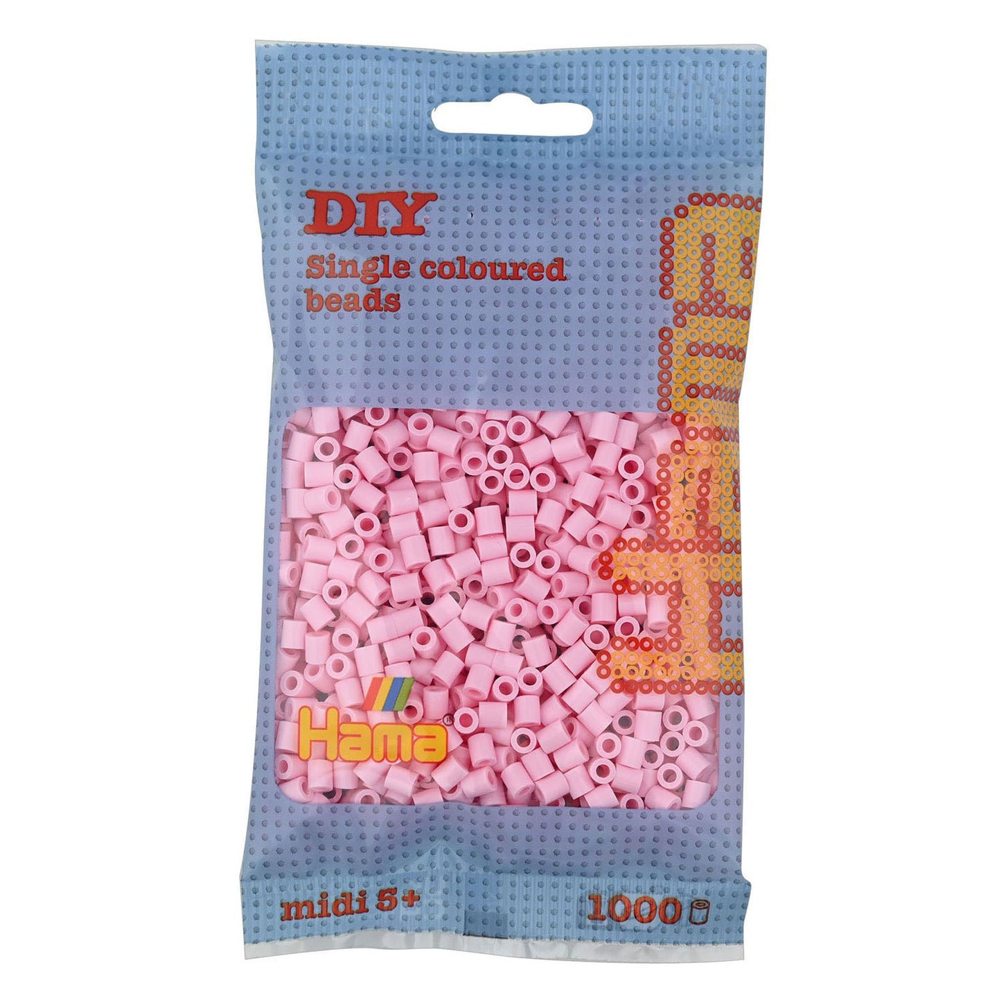 Hama String Perlen Pastell Pink (95), 1000st.