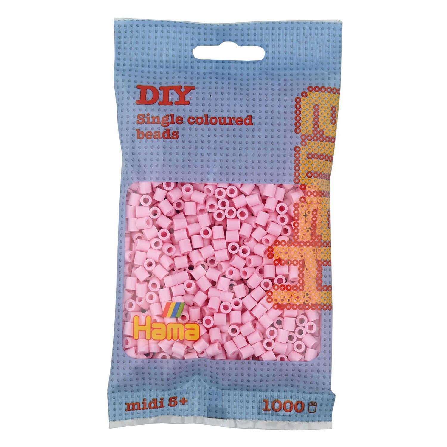 Hama String Perlen Pastell Pink (95), 1000st.