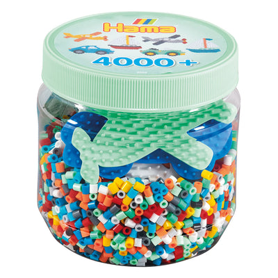Hama -Bügelnperle im Topf, 4000st.