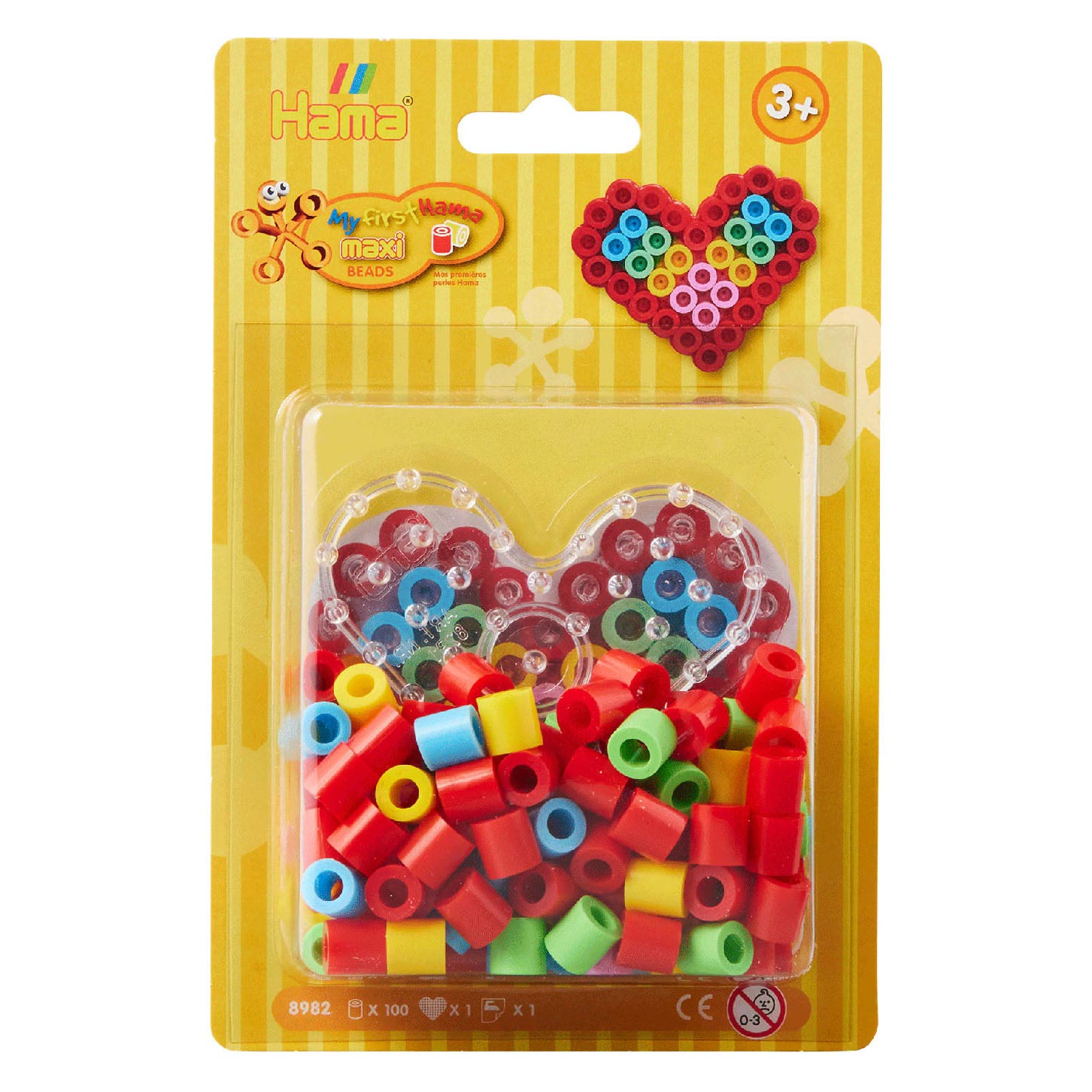 Hama Bügeln Bead Set Maxi Hart, 100..