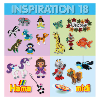 Hama Midi String Perlen Inspiration Broschüre Nummer 18