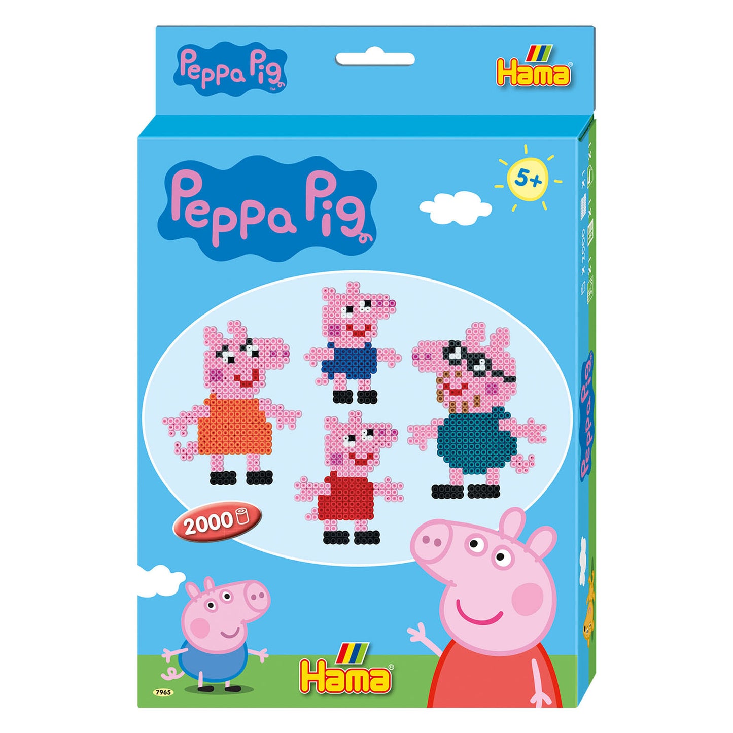 Hama String Perle Set Peppa Pig, 2000st.