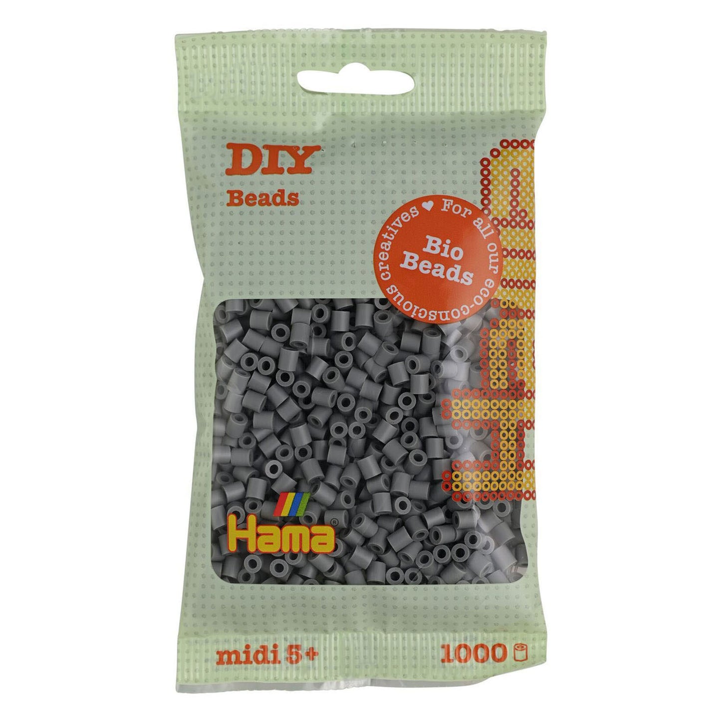 Hama Bio String Perlen Gray (017), 1000st.