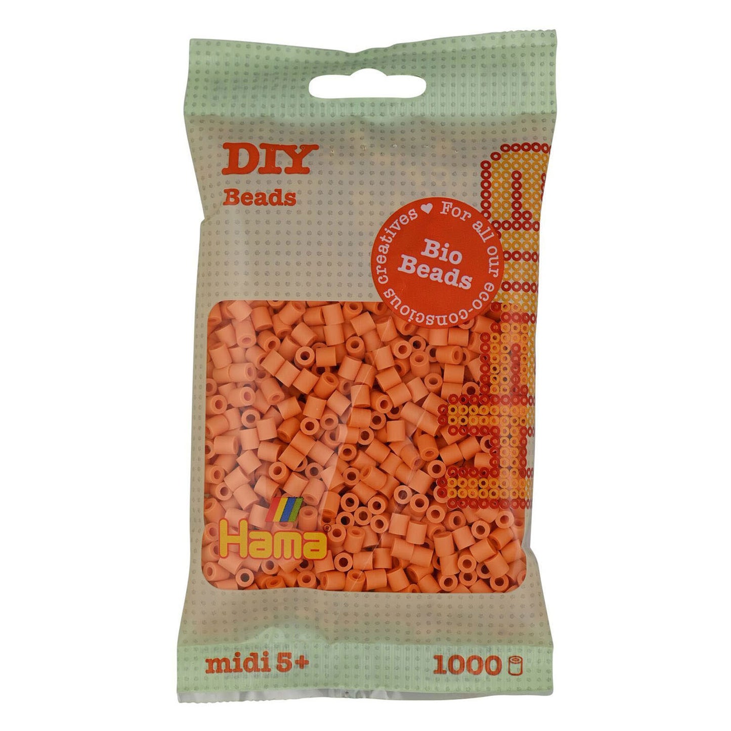 Hama Bio -Bügelnperlen Lichtapriktose (105), 1000st.