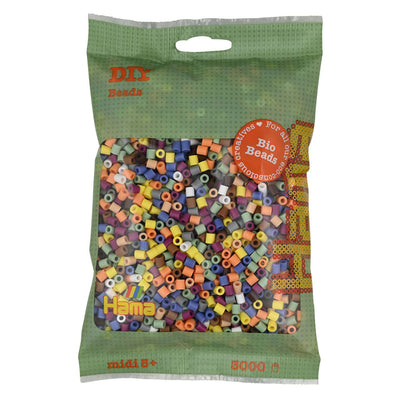 Hama Bio String Perlen Color Mix (197), 3000st.