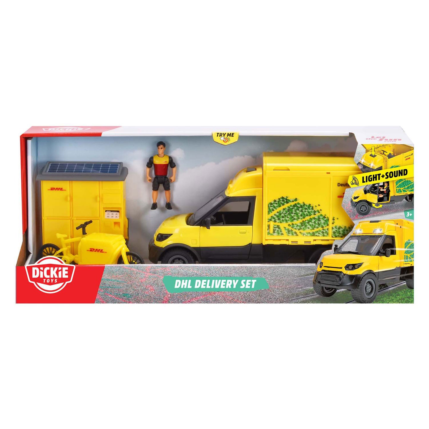 Dickie DHL -Paketfahrzeugset