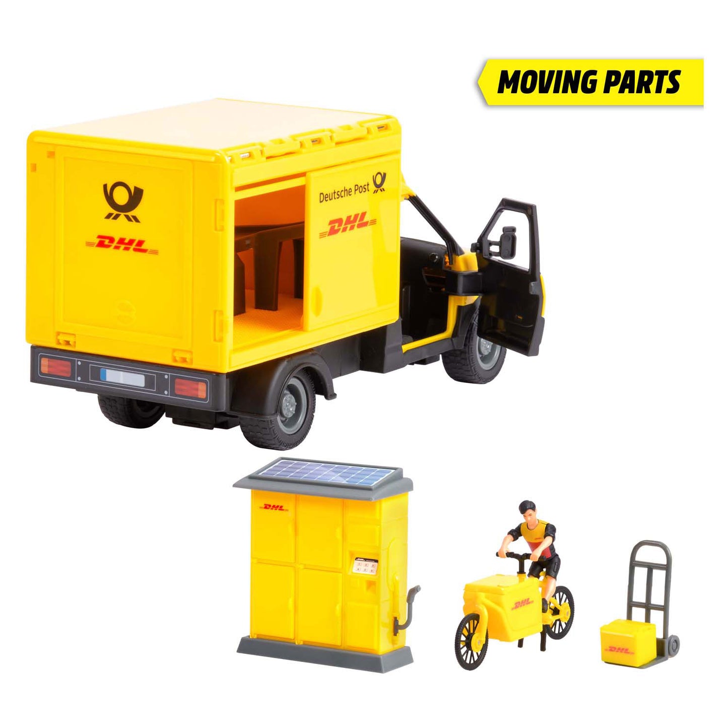 Dickie DHL -Paketfahrzeugset