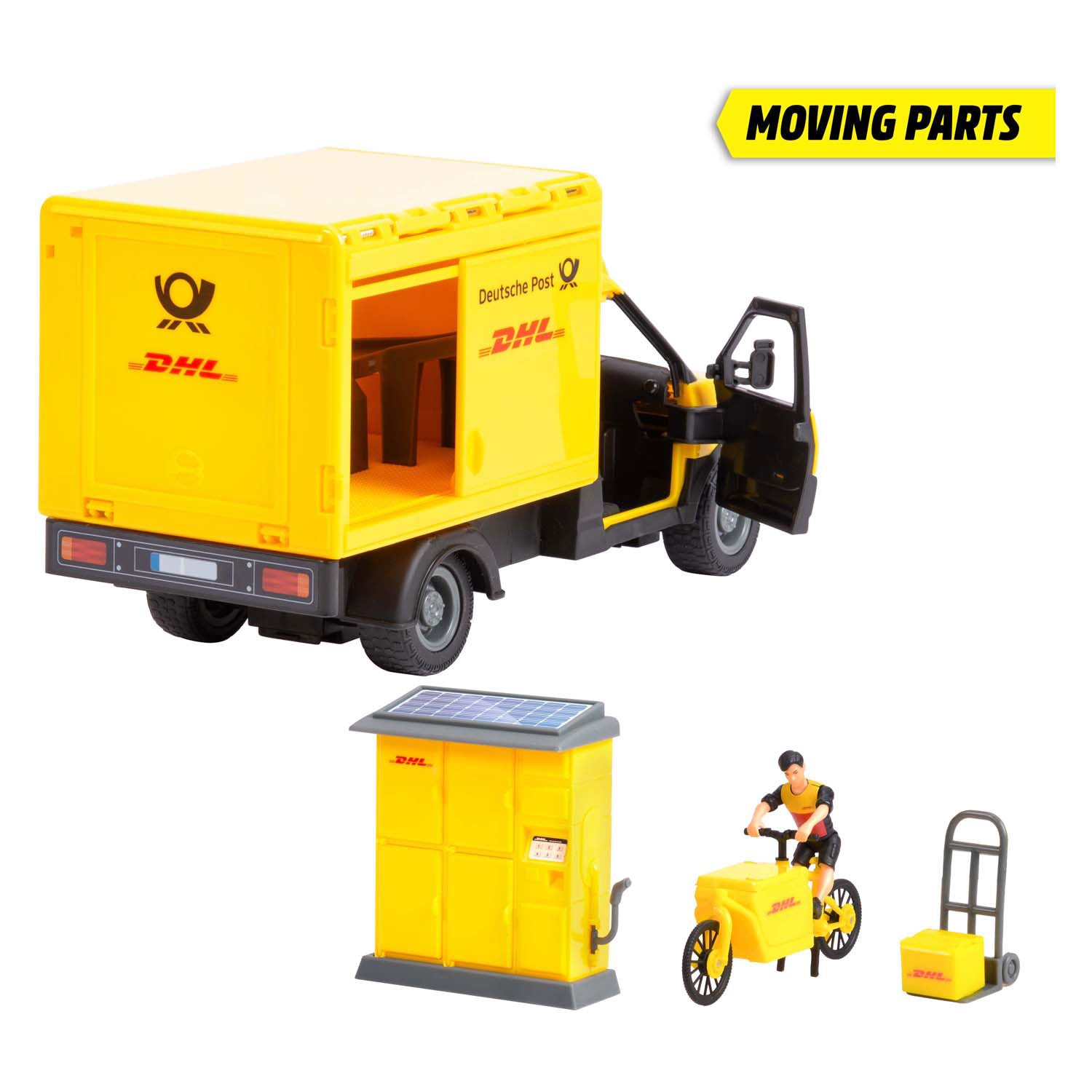 Dickie DHL -Paketfahrzeugset