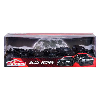 Majorette Black Edition Die-Cast-Fahrzeuge, 5dlg.