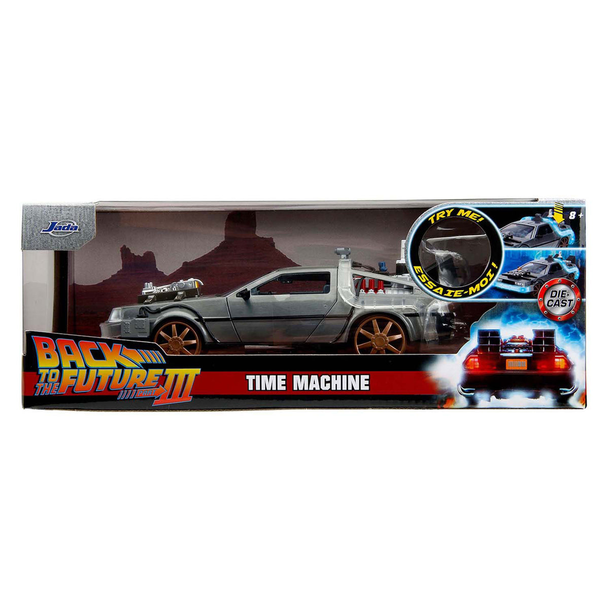 Jada Toys Jada Time Machine (Zurück in die Zukunft 3) 1:24