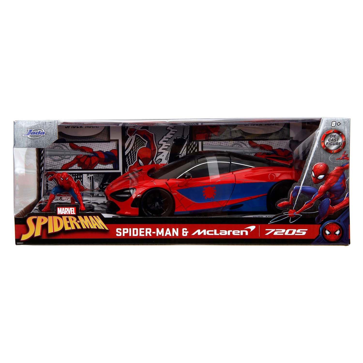 Jada Toys Jada Marvel Spider-Man Mclaren 720s 1:24