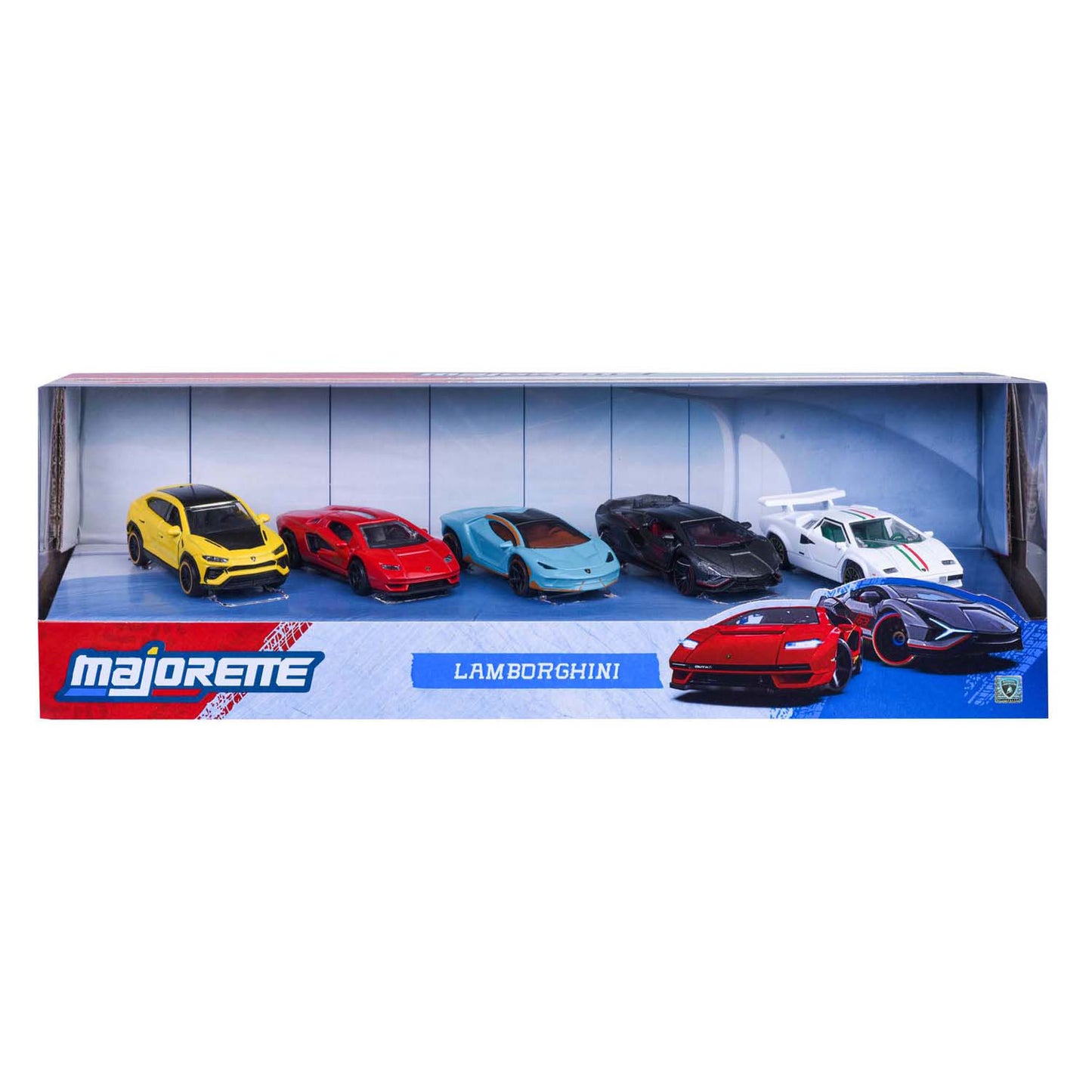 Majorette Lamborghini-Set, 5-teilig.