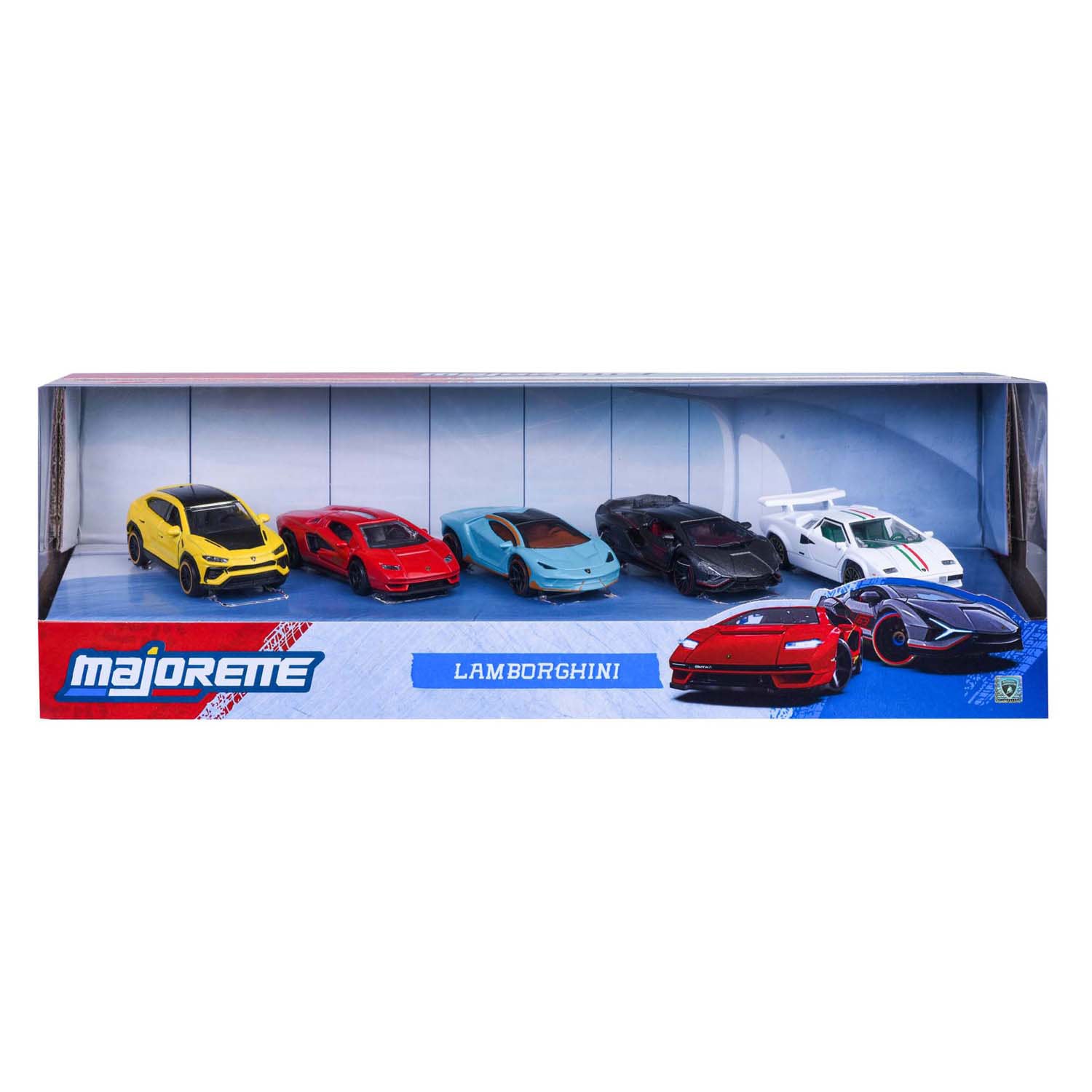 Majorette Lamborghini-Set, 5-teilig.
