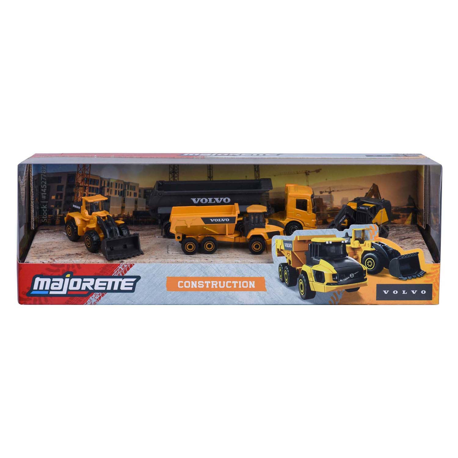 Majorette-Volvo-Konstruktion, 4-tlg.