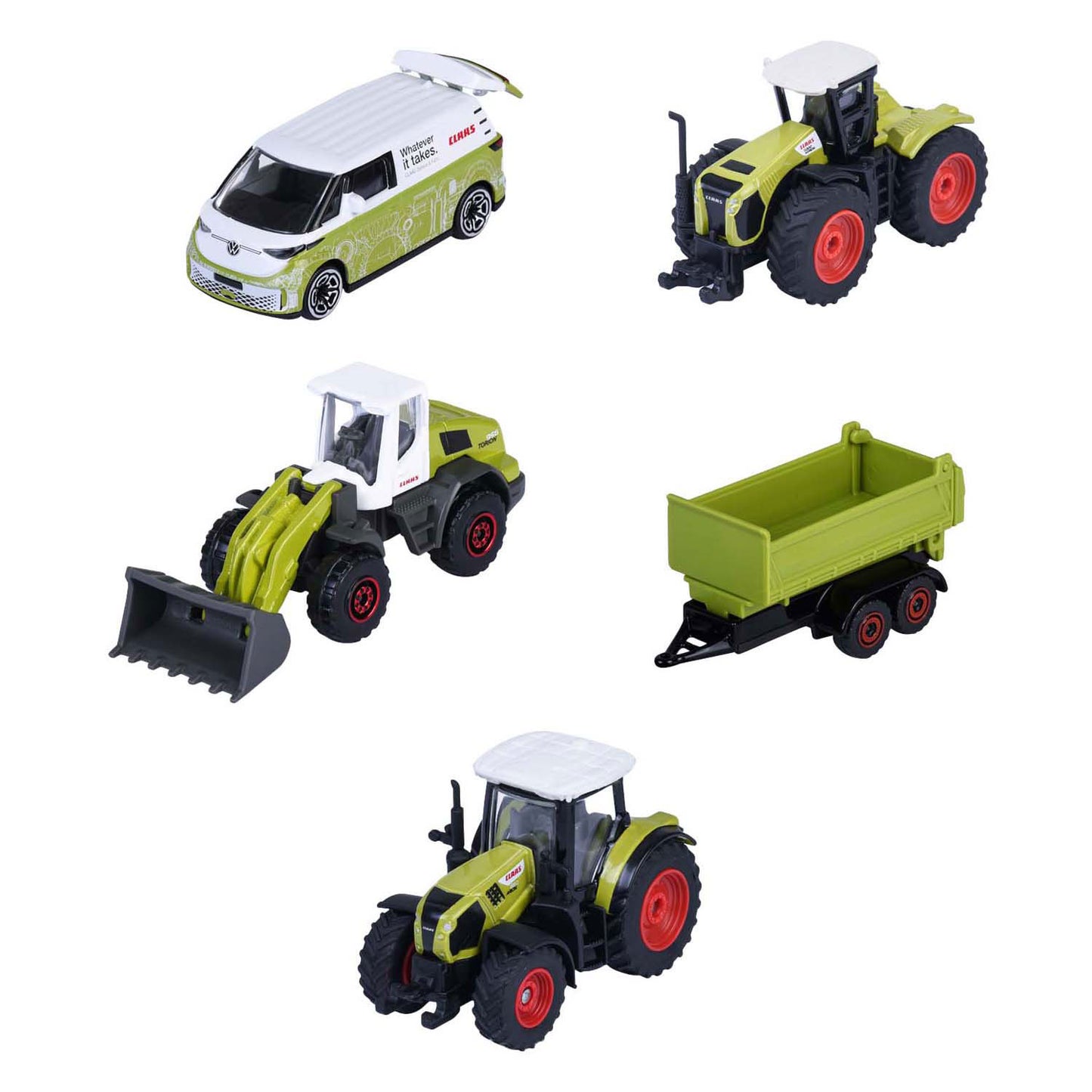Majorette Claas Farm, 5 Teile.
