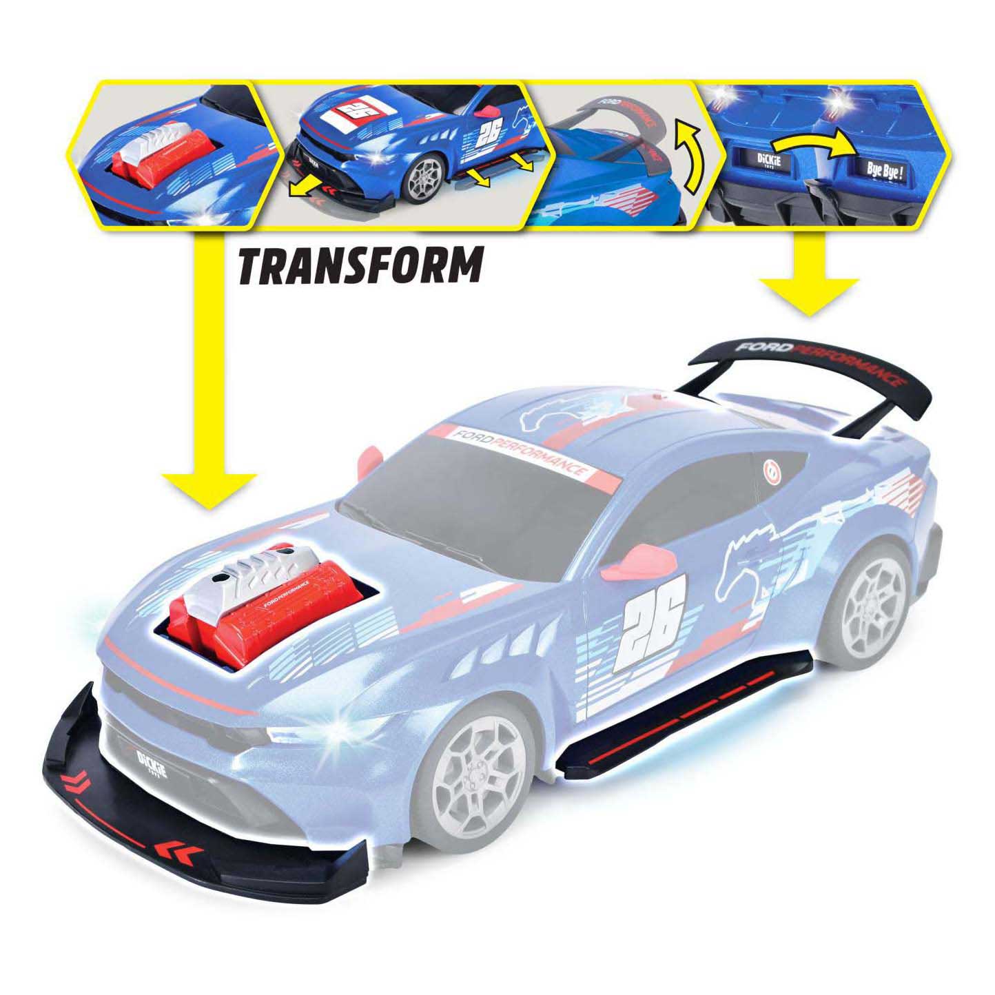 Dickie RC Ford Mustang angepasst, probieren Sie mich aus, RTR