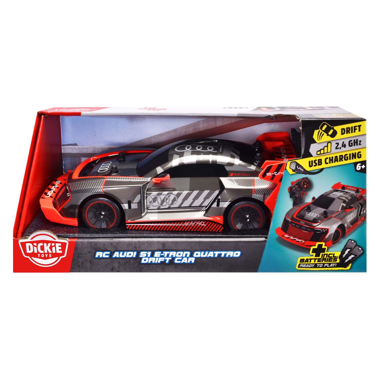 Dickie ferngesteuertes Audi S1 e-tron quattro Driftauto, RTR