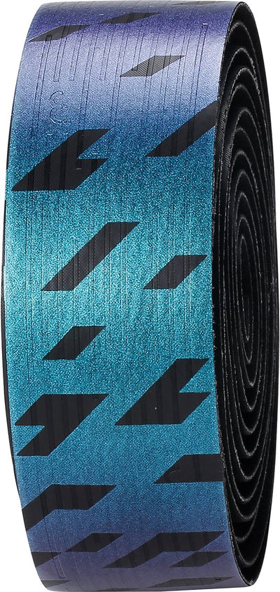 BBB Cycling Nanoribbon Gel-Lenkerband – mit Gel-Unterstützung – rutschfest – inklusive Lenkerkappen – schwarzer Ölteppich – BHT-19