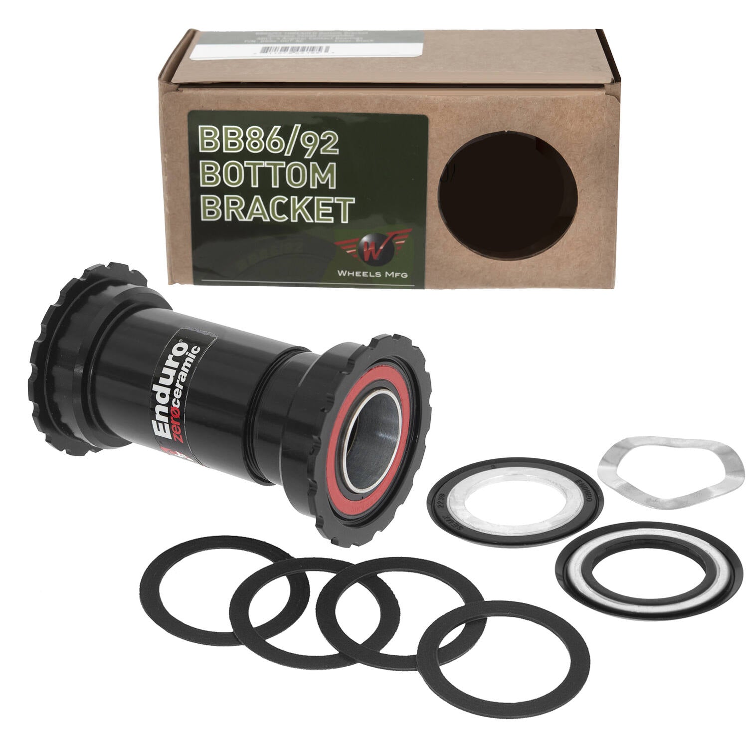 Räder Herstellungsräder MFG Bottom Bracket PressFit BB86 92 Sram Zero Keramik Schwarz