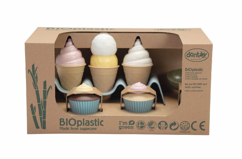 Dantoy Dantoy Bioplastischer Eis Set 15-Stück