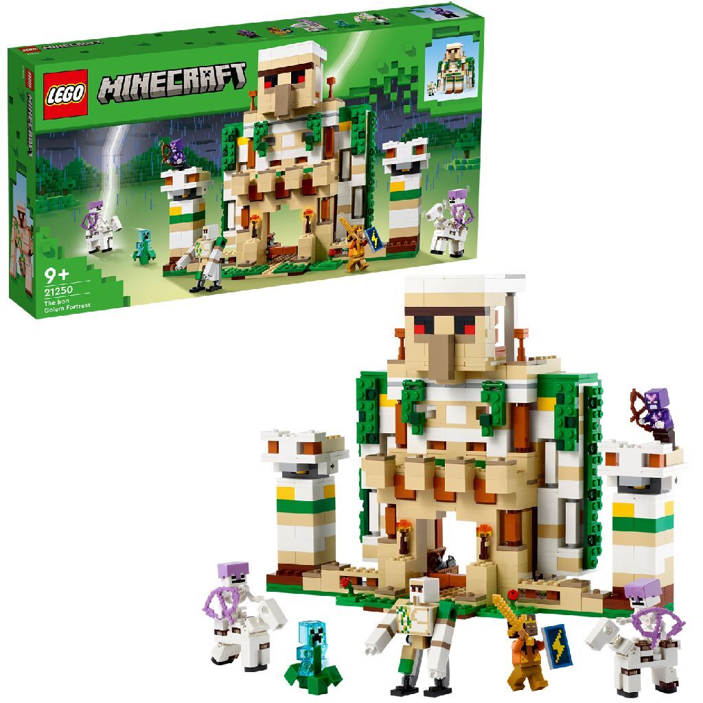 Lego Minecraft 21250 Das Ijzergolemfort