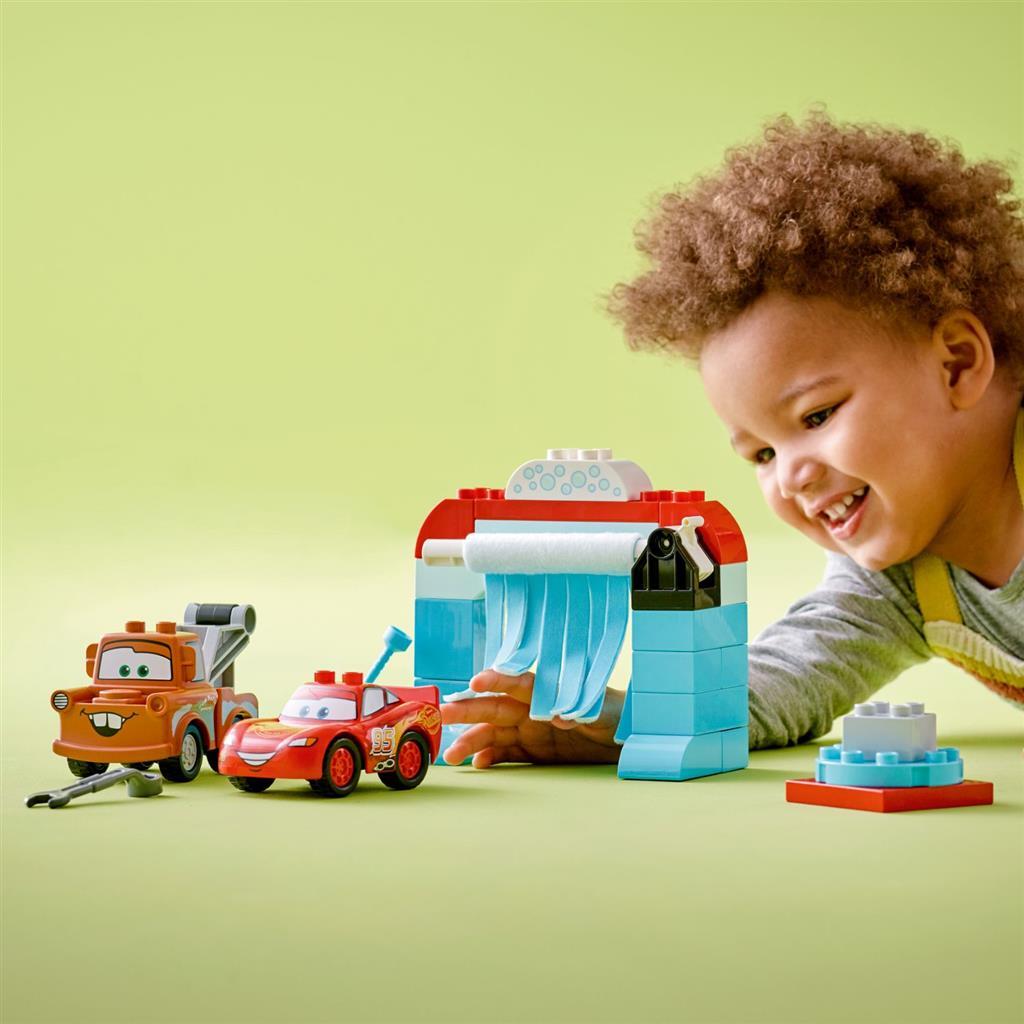 LEGO Duplo Duplo 10996 Disney Liktem McQueen + Takel Washstraat