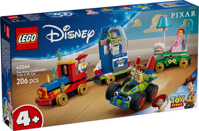 Disney Lego 43264 Pixar Toy Story Feestrain und RC Auto