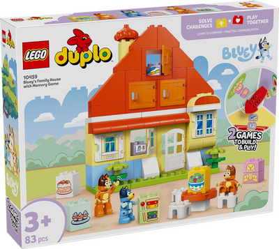LEGO Duplo 10459 Huis van Bluey und ihre Familie mit Erinnerungsspiel