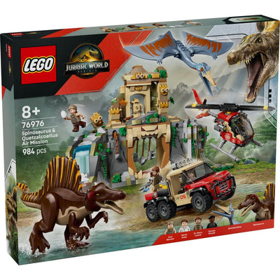 Lego Jurassic World 76976 Spinosaurus und Quetzalcoatlus Air Mission