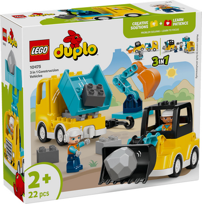 Lego Duplo Town 10475 3in1 Baufahrzeuge