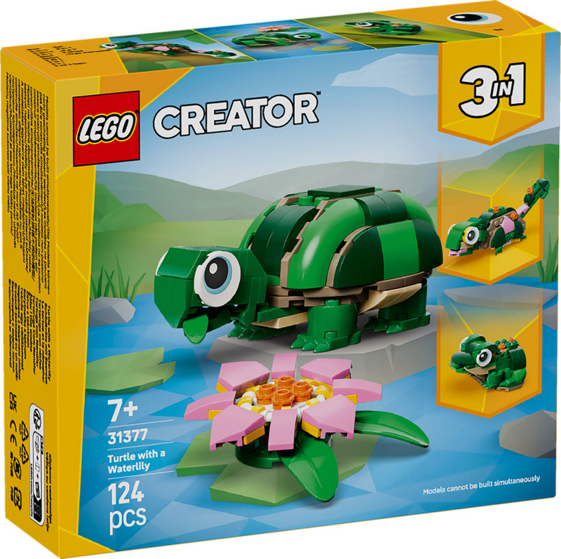 Lego Creator 31377 Schildkröte mit Seerose | 2 Stk