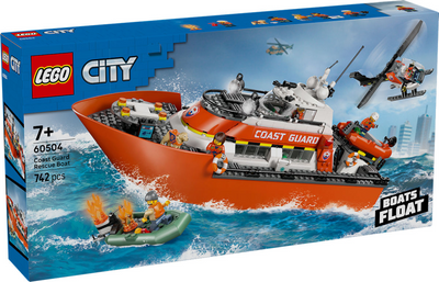 Lego City Exploration 60504 Rettungsboot der Küstenwache mit Hubschrauber