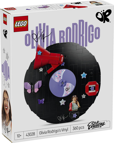 Lego Editions Olivia Rodrigos Schallplattenbausatz für Kinder – 43028