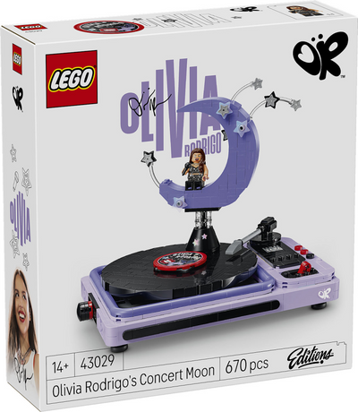 Lego Editions Olivia Rodrigos Konzert-Mondmusik-Bausatz für Kinder und Jugendliche – 43029