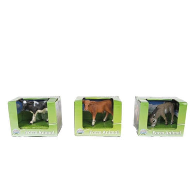 Kinderglobus Tierfigur Kuh Esel 7-8cm