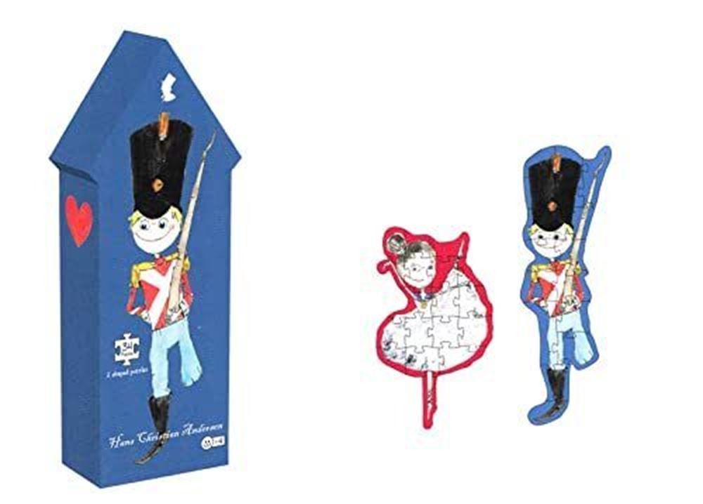 Puzzle den Zinnsoldaten. 3+