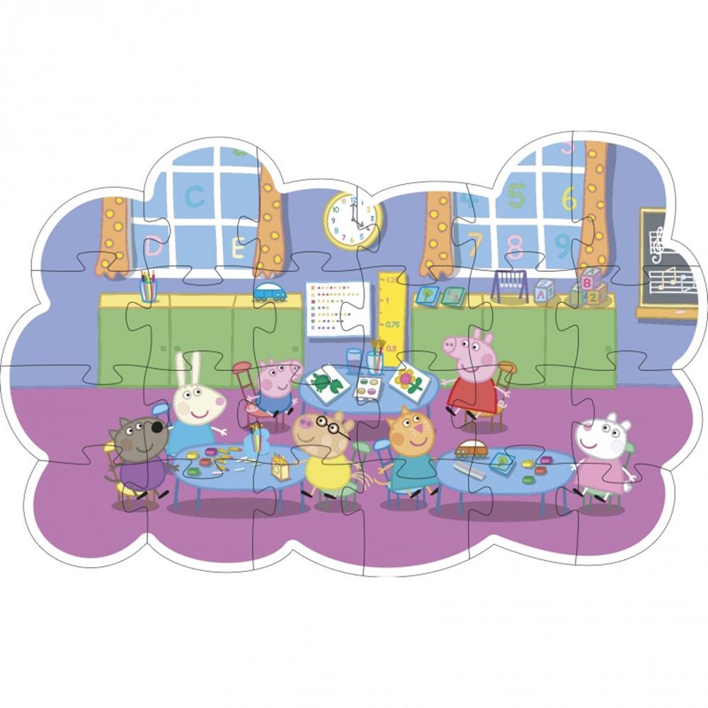 Puzzle Peppa Wutz. 24 Stück. 3+