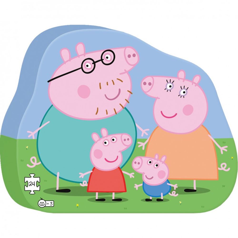 Puzzle Peppa Pig Familie. 24 Stück. 3+