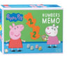 Peppa Pig-Memo mit Zahlen. 3+