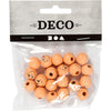 Creativ Company Holzkugeln mit Gesichtern, D 12 mm, hellbeige, 20 Stück 1 Box