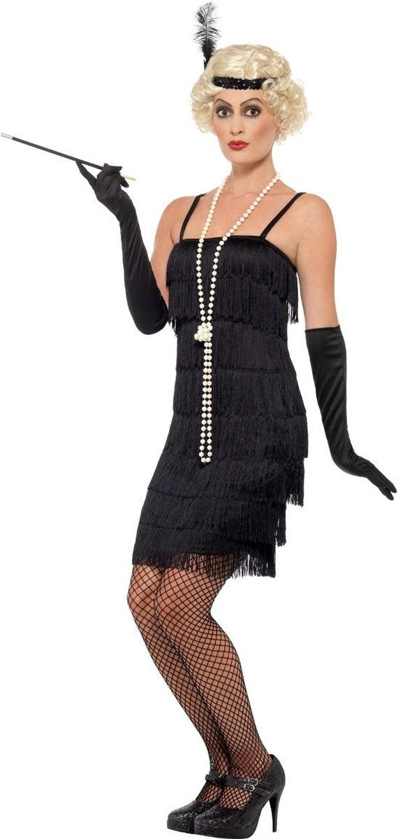 Smiffys Charleston Kleid schwarz - Größe L